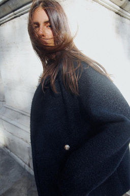 BOUCLE DOUBLE-BREASTED COAT - Zara фото 3