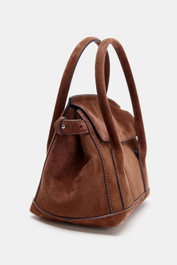 LEATHER MINI CITY BAG - Zara фото 5
