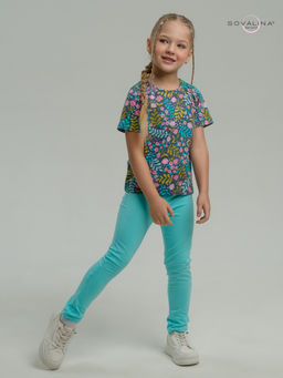 Костюм Мун розовые колокольчики-мятный - Sovalina фото 15