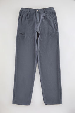 TRENDYOL MAN Antrasit %100 Pamuk Pileli Kargo Cepli Dokuma Gabardin Pantolon TMNAW25PL00006 - Trendyolmilla фото 6
