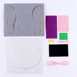 Набор для создания сумки из фетра с перфорацией «Милый зайчик»