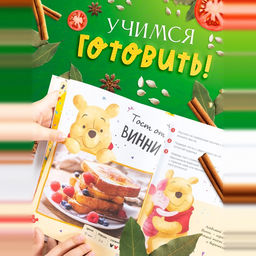 Книга в твёрдом переплёте «Первая книга рецептов», 80 стр.