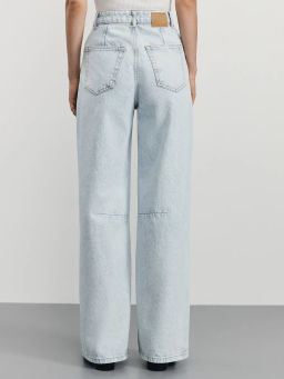 Джинсы wide leg с высокой посадкой / Zarina фото 4