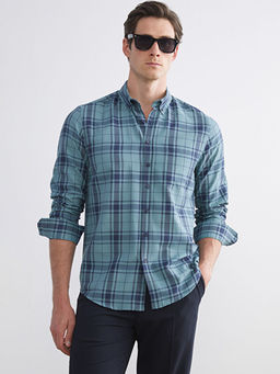 Regular Fit Uzun Kollu Ekose Arm?rl? Erkek G?mlek