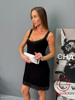 Сорочка женская ночная с кружевом