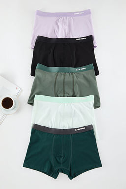 _ok Renkli 5li Desenli/D_z Paketli Boxer TMNAW25BX00005