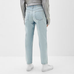 Джинсы женские мом MIST: Denim, размер (33) 52, голубые