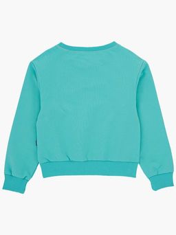 Толстовка для девочки с принтом UD 7477 бирюза - Mini maxi фото 5