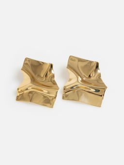 10206220358 Серьги жен. Foil золотистый
