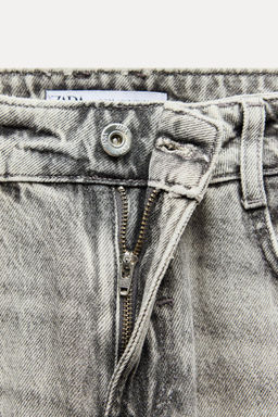 Z1975 MID-WAIST STRAIGHT CROPPED JEANS - Zara фото 8