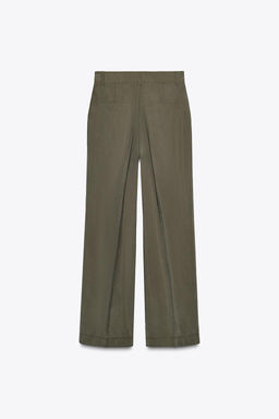 FLOWING DARTED TROUSERS - Zara фото 7
