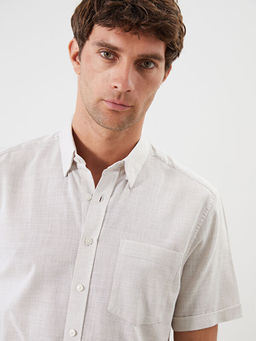 Regular Fit K?sa Kollu Arm?rl? Erkek G?mlek