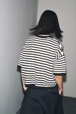 100% WOOL STRIPED SWEATER - Zara фото 3