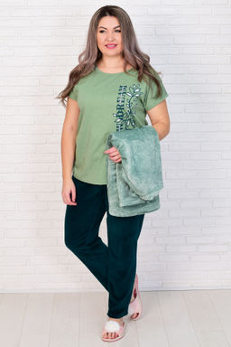 Костюм женский 5-322а (изумруд)