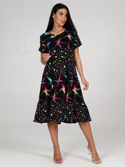 891 ПЛАТЬЕ ЖЕНСКОЕ (Черный) - А-дина фото 2