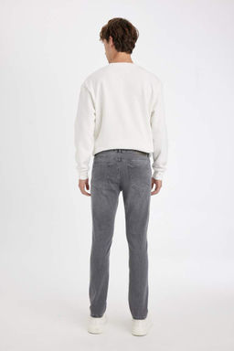 Pedro Slim Fit Джинсовые брюки узкого кроя с нормальной талией и узкими штанинами - Defacto фото 5