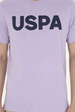 Мужская сиреневая базовая футболка Неожиданная скидка в корзине - U.s. polo assn фото 6