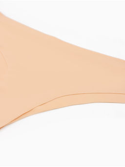 Наб бесшов трусов (3шт) жен слипы MINAKU 90%нейл/10%спанд/ласт-ца100%хл бел/беж/черн р.S