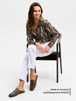 Мюли 1072.подиум205br.Коричневый