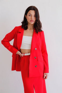 12157 Юбка миди-макси красная - Martichelli фото 7