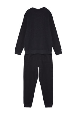 TRENDYOL MAN Lacivert Regular Fit Nak?sl? Orme Pijama Tak?m? TMNAW24PT00040 - Trendyolmilla фото 8