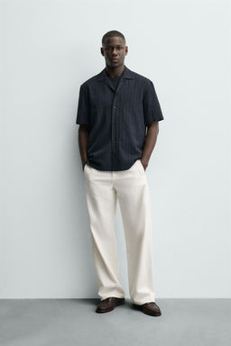 REGULAR FIT TEXTURED SHIRT - Zara фото 9
