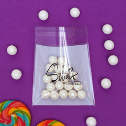 Цена за 100 шт. Пакет БОПП с липкой лентой, "Пожелания", 10*10+3см