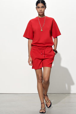 INTERLOCK BERMUDA SHORTS