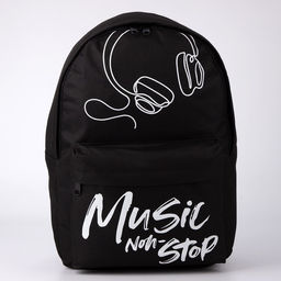 Рюкзак, отдел на молнии, наружный карман, цвет чёрный - Nazamok фото 3