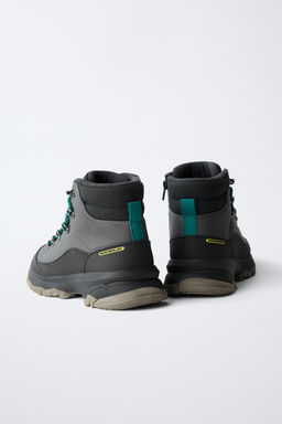 WATER-REPELLENT HIKING BOOTS - Zara фото 14