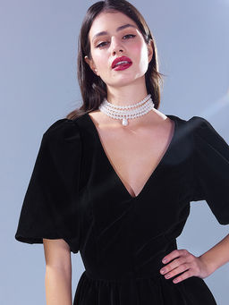 Платье женское новогоднее черное - Mark formelle фото 5