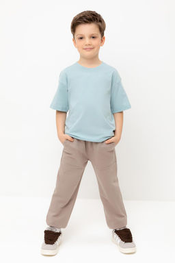 КР 400661/коричневый брюки для мал