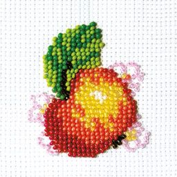 Klart набор для вышивания 7-108 Яблочко 8 х 9 см