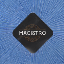 Тарелка Magistro Римини, d=27 см, стекло, синяя  фото 5