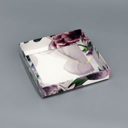 Цена за 5 шт. Коробка сборная с PVC крышкой, Самой красивой, 16?16?3 см