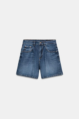 SHORTS DENIM TIRO ALTO ZW COLLECTION / Azul - Zara фото 7