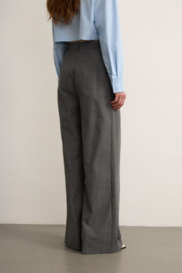 Брюки со складками в полоску - Mollis фото 4