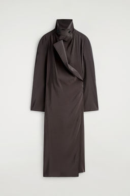 VESTIDO MIDI UTILITY ESTILO TRENCH