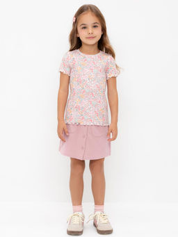 КР 7146/розовый лед к601 юбка для дев