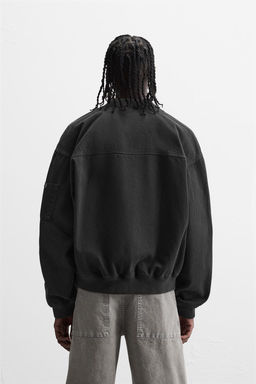 COTTON BOMBER JACKET - Zara фото 11