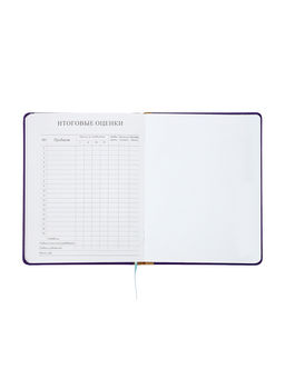 Дневник школьный 1-11 класс, лассе, обложка искуственная кожа, с резинкой для ручки