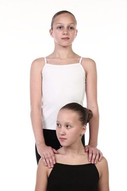 7008-1 Топ-майка на бретелях без печати из хлопка - Chersa фото 3