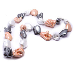 Бусы из жемчуга Майорка не обработанная