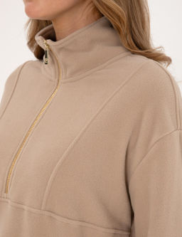 Bej Comfort Fit Sweatshirt - Pierre cardin фото 7