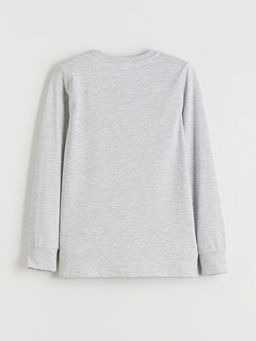 Bisiklet Yaka Tokyo Bask?l? Erkek ?ocuk Pijama ?st