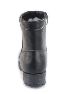 Ботинки женские на литой подошве черные,кожа, молния. - Roshva фото 4