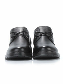 03-5077 BLACK Полуботинки женские (натуральная кожа)