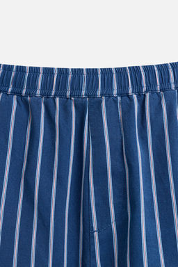 STRIPED RELAXED FIT TROUSERS - Zara фото 9