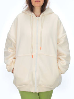 2560 MILK Худи зимнее женское (50 гр. синтепон) - Фабричный китай фото 2