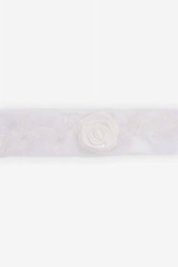 К 8173/белый повязка на голову для дев